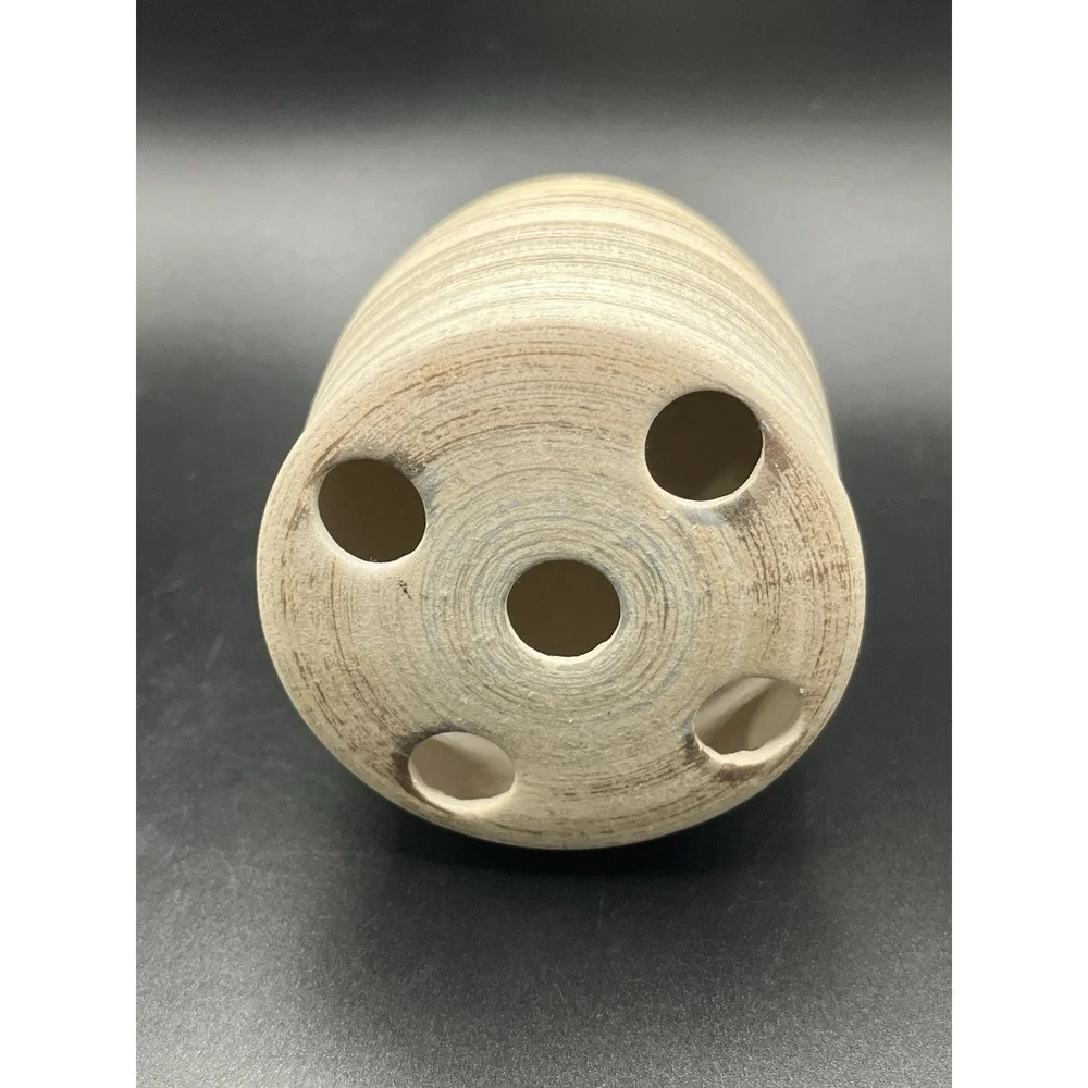 Ceramic Toothbrush Holder in Metal Stand Made in India‎ 5 Holes